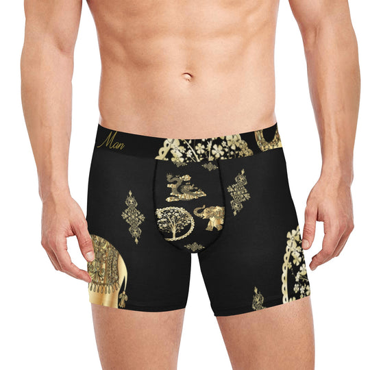 Black Luxurious Boxer_Breifs_men_novelty_gift_underwear_pockets_hidden_sports_for him_gold-trim-designer