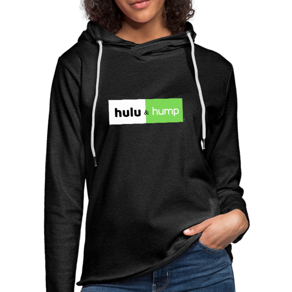 Hulu and & Hump Unisex Lightweight Terry Hoodie - charcoal gray