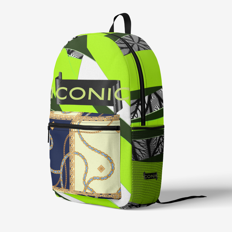 Iconic II Retro Lime Colorful Trendy Backpack - ENE TRENDS -custom designed-personalized-near me-shirt-clothes-dress-amazon-top-luxury-fashion-men-women-kids-streetwear-IG-best