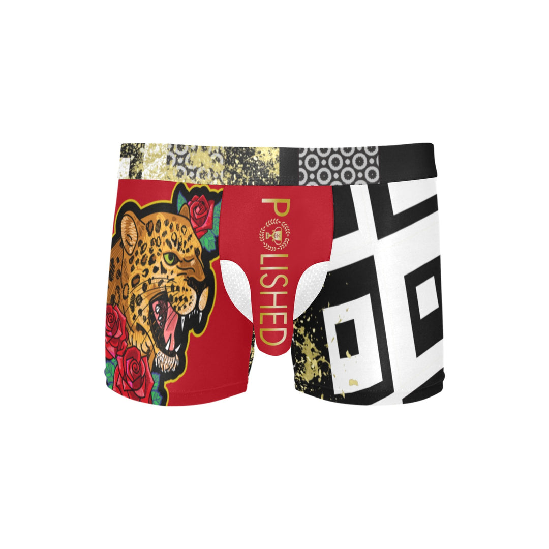 Punteggiato Polished Primal Red Men's Elephant Pouch Boxer Briefs - ENE TRENDS -custom designed-personalized-near me-shirt-clothes-dress-amazon-top-luxury-fashion-men-women-kids-streetwear-IG