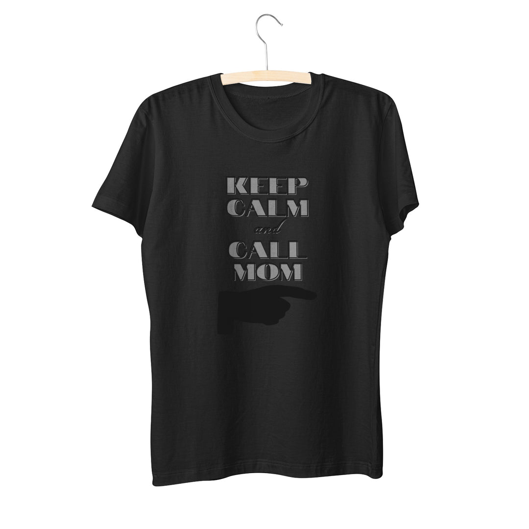 Keep Calm Call Mom/Dad Couple's Crew Neck Cotton Jersey T-Shirt - ENE TRENDS -custom designed-personalized-near me-shirt-clothes-dress-amazon-top-luxury-fashion-men-women-kids-streetwear-IG