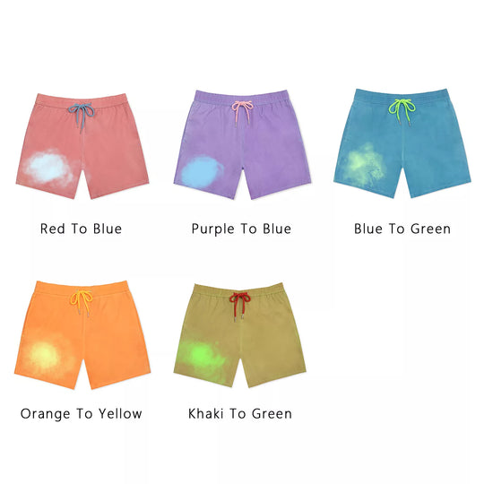 Iconic Alpha Wolf Men's Color-Changing Beach Shorts - ENE TRENDS -custom designed-personalized-near me-shirt-clothes-dress-amazon-top-luxury-fashion-men-women-kids-streetwear-IG