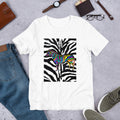 Pineapples - Zebra! Short-Sleeve Unisex T-Shirt - ENE TRENDS -custom designed-personalized-near me-shirt-clothes-dress-amazon-top-luxury-fashion-men-women-kids-streetwear-IG
