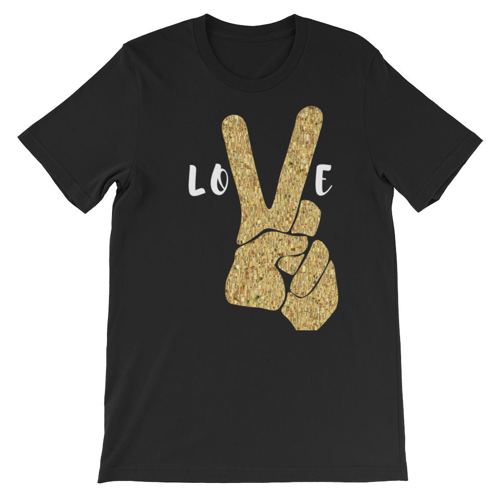 Peace & Love Short-Sleeve Unisex T-Shirt - ENE TRENDS