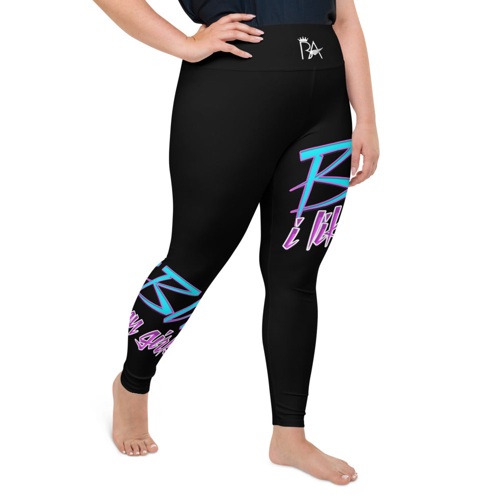 Black BBW Plus Size Leggings Brian Angel Collection 2XL Black BBW Plus Size Leggings Brian Angel Collection 2XL