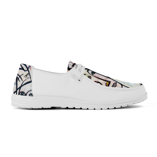 Abstract Gemini Unisex Slip On Canvas Loafers - Comfort Edition - ENE TRENDS -custom designed-personalized-near me-shirt-clothes-dress-amazon-top-luxury-fashion-men-women-kids-streetwear-IG