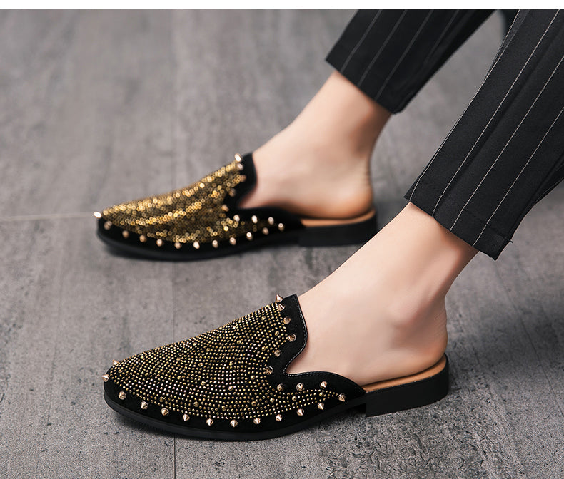 Mens Gold Rivet Luxury Shoes (11) Mens Gold Rivet Luxury Shoes (11)