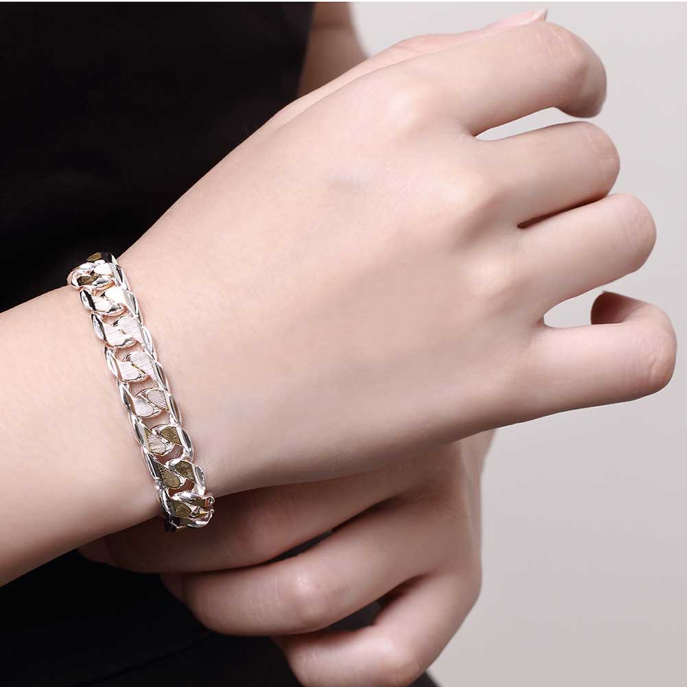 Roddy Exquisite 925 Sterling Silver Plated Fashion Jewelry Bracelet - ENE TRENDS -custom designed-personalized-near me-shirt-clothes-dress-amazon-top-luxury-fashion-men-women-kids-streetwear-IG