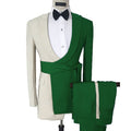 Collin Trendy Formal Split Design Detail Belt 2 Piece Suit - ENE TRENDS -custom designed-personalized-near me-shirt-clothes-dress-amazon-top-luxury-fashion-men-women-kids-streetwear-IG-green-emerald