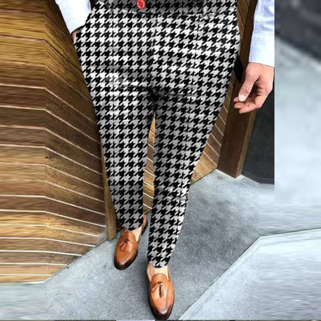 Versa-Pattern Printed Casual Fashion Suit Trouser Pants S8 – ENE TRENDS