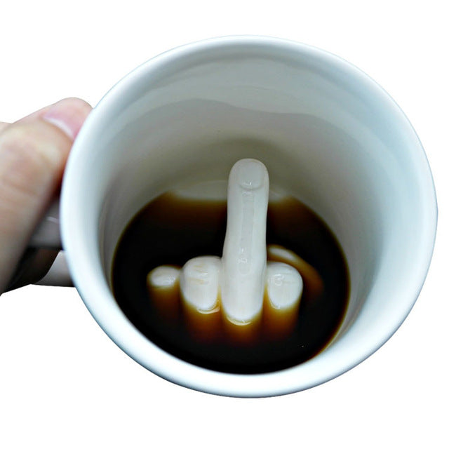 Middle Finger Up In Your Cup Mug 2 - ENE TRENDS- prank-cup- middle-finger-mug