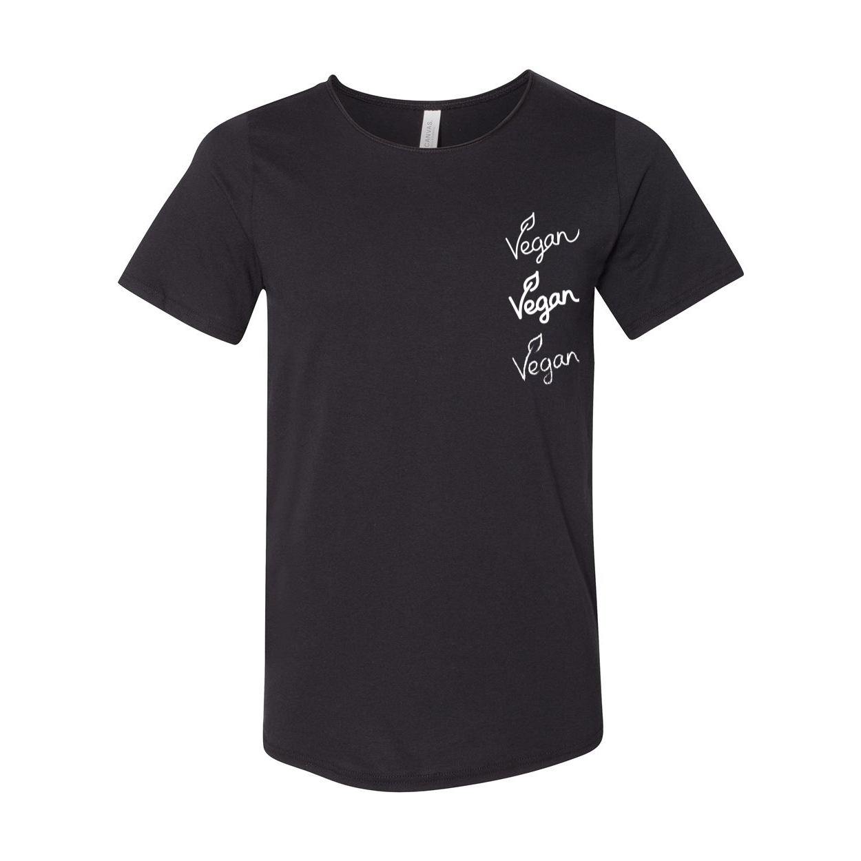 Vegan Raw Neck Tee - ENE TRENDS