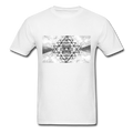 Sacred Geometry Casual Unisex Classic T-Shirt - white
