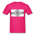 Sacred Geometry Casual Unisex Classic T-Shirt - fuchsia