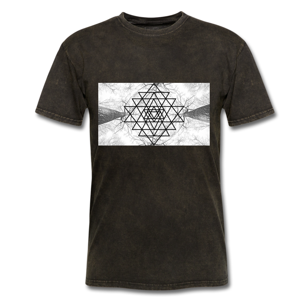 Sacred Geometry Casual Unisex Classic T-Shirt - mineral black
