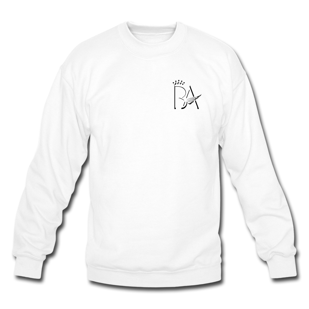 Brian Angel BA Logo Crewneck Sweatshirt - white
