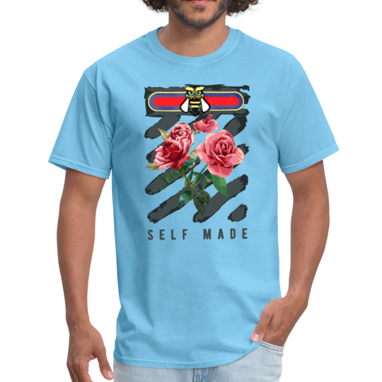 Self Made Unisex Classic T-Shirt - aquatic blue