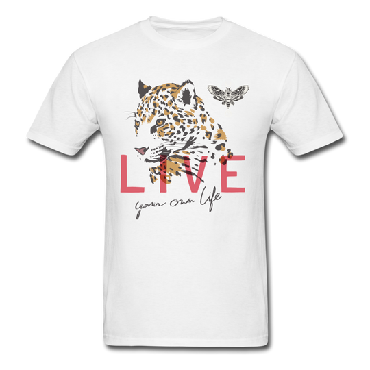 Live Your Own Life Unisex Classic T-Shirt - white