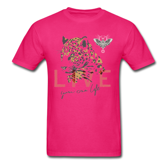 Live Your Own Life Unisex Classic T-Shirt - fuchsia