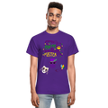 Mardi Gras Gildan Ultra Cotton Adult T-Shirt - purple