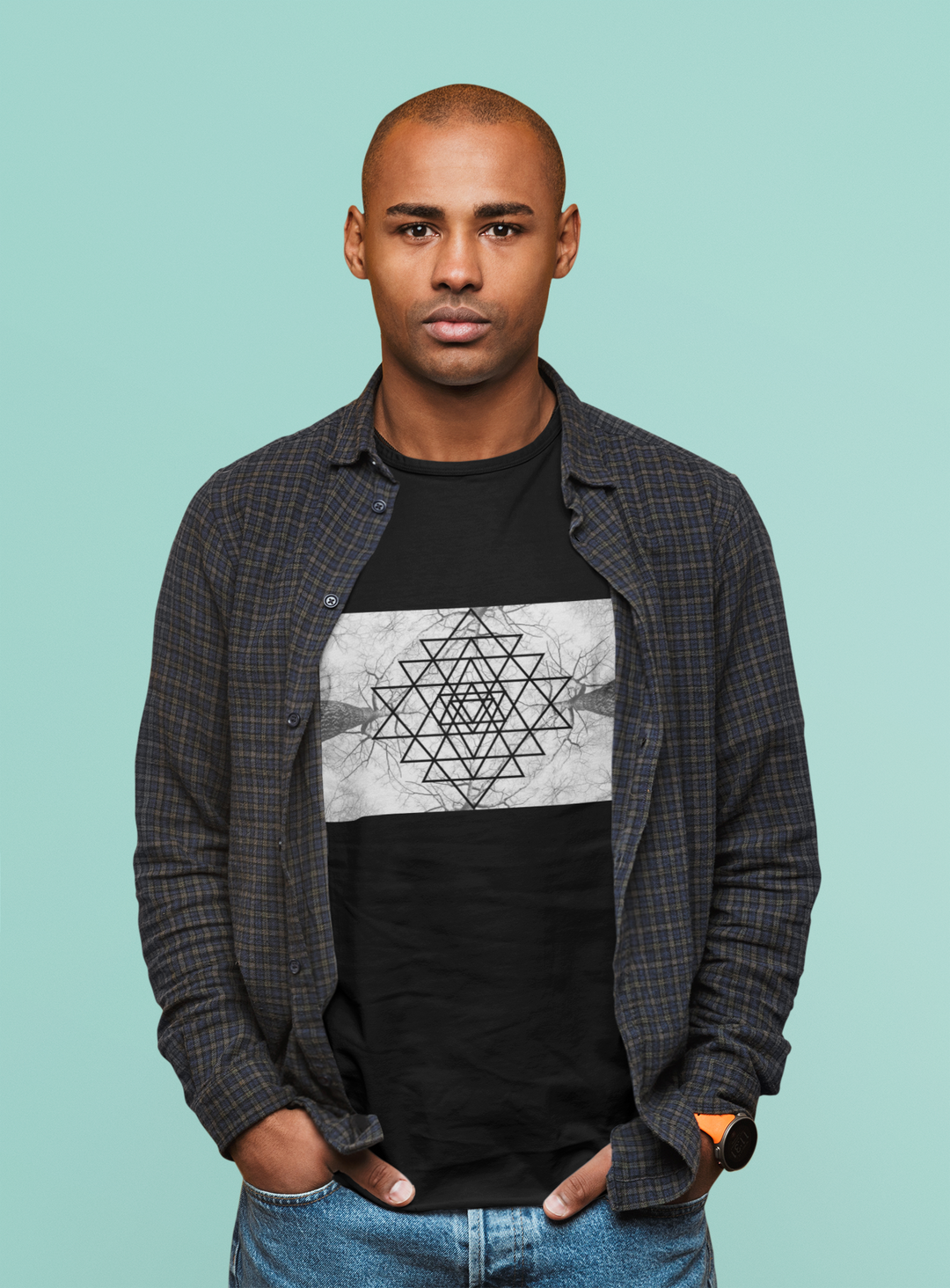 Sacred Geometry Casual Unisex Classic T-Shirt - ENE TRENDS -custom designed-personalized-near me-shirt-clothes-dress-amazon-top-luxury-fashion-men-women-kids-streetwear-IG